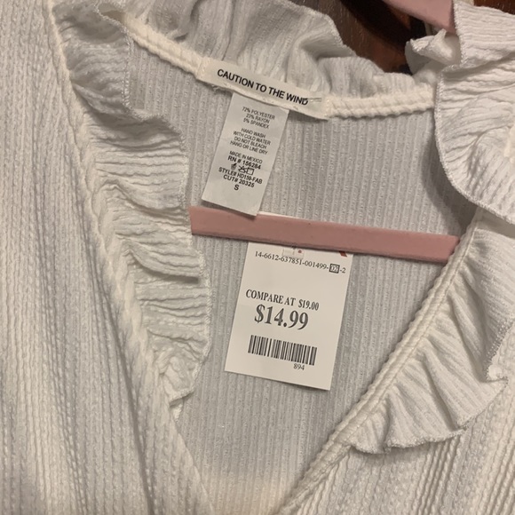 White Summer Dress - Small - Picture 2 of 2